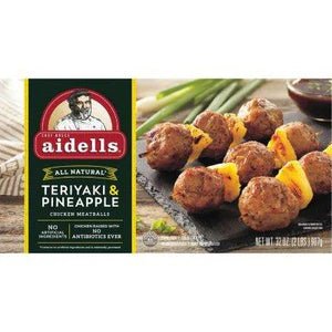 Aidells Chicken meatballs Teriyaki Pineapple